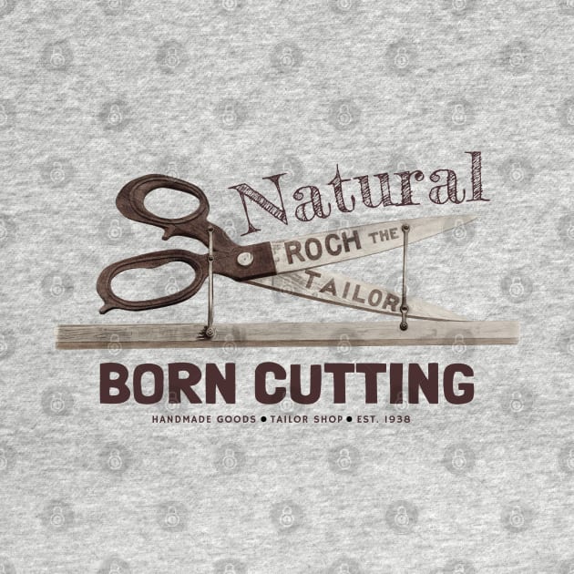 Natural Born Cutting Vintage Scissors by KewaleeTee